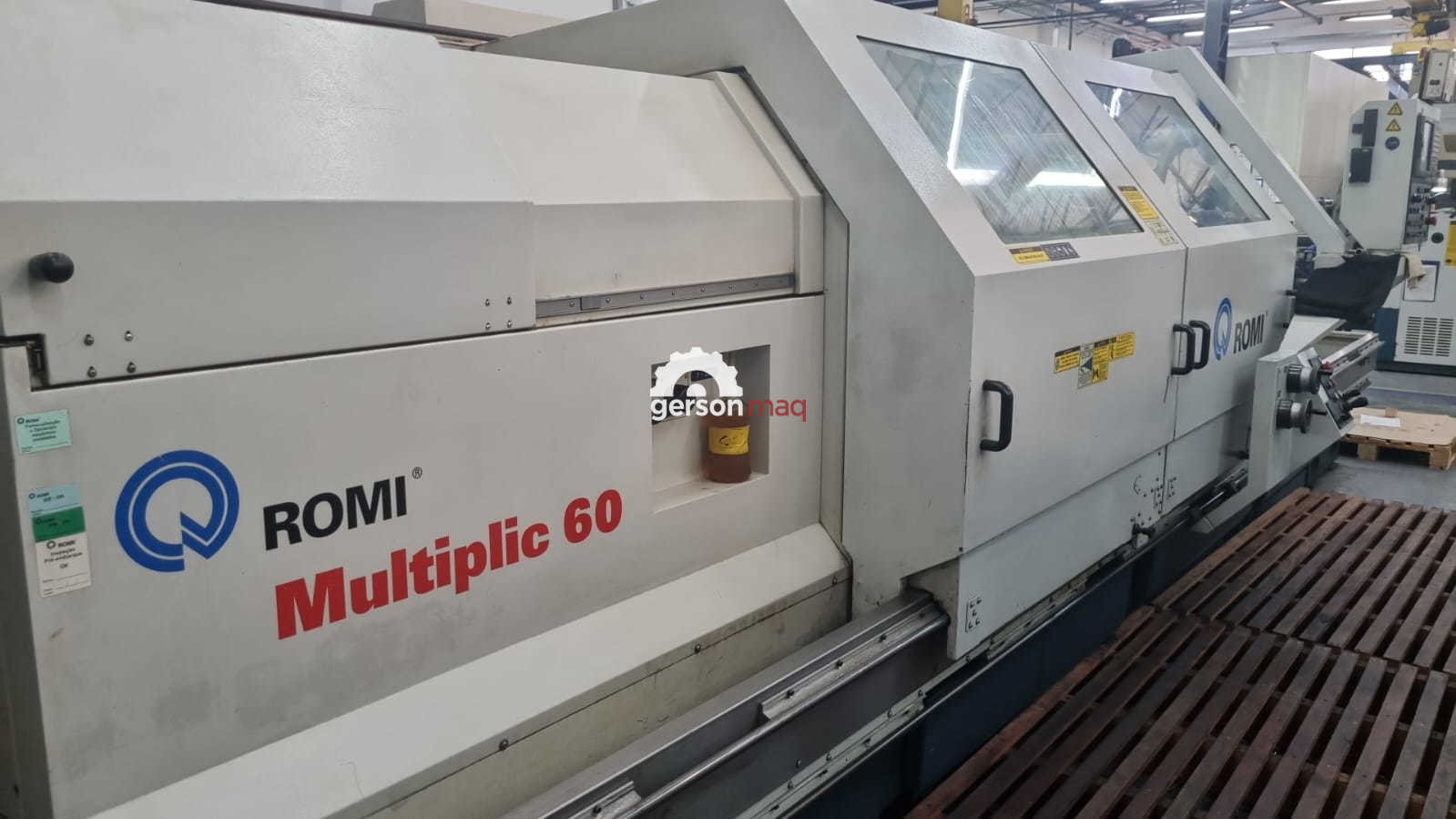 TORNO CNC ROMI MULTIPLIC 60 ANO 2014 - 1100 x 3000 mm